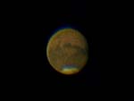 � M. Wagner; Mars am 20. Juli 2003 mit einer Webcam aufgenommen.