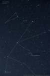 � P. Wienerroither; Andromeda u. Dreieck vom 16. und/oder 27.2.2001, Brentenriegel bei Sieggraben. Minolta SRT 101, 55 mm, Bl. 2.8, ca. 10 Min. auf Kodak Elite 400