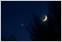 � P. Wienerroither; Mond und Venus, 29.11.2000, Canon EOS + 300 mm Obj., Kodak Elite 100, Bl. 8 4 sec